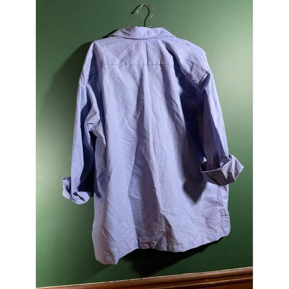 Red Kap - Men's Blue Button Down Long Sleeve Casual Shirt - Size XXL *New with T - Picture 5 of 5